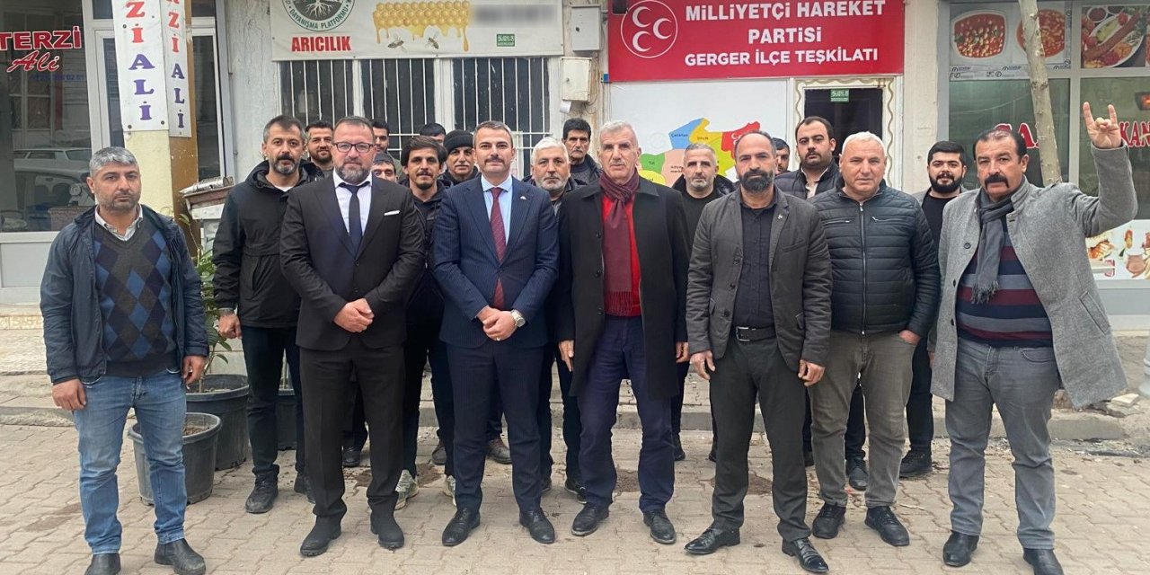 İyi Parti Gerger ilçe teşkilatı istifa ederek MHP’ye geçti