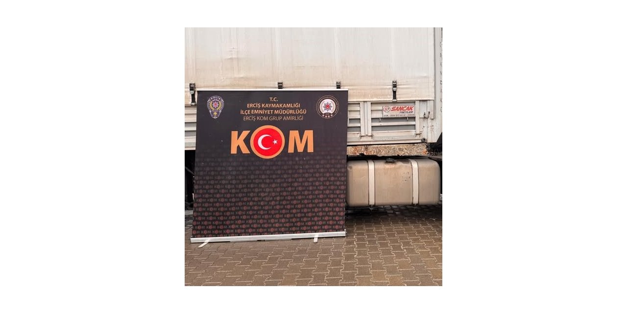 Erciş’te 844 litre kaçak akaryakıt yakalandı