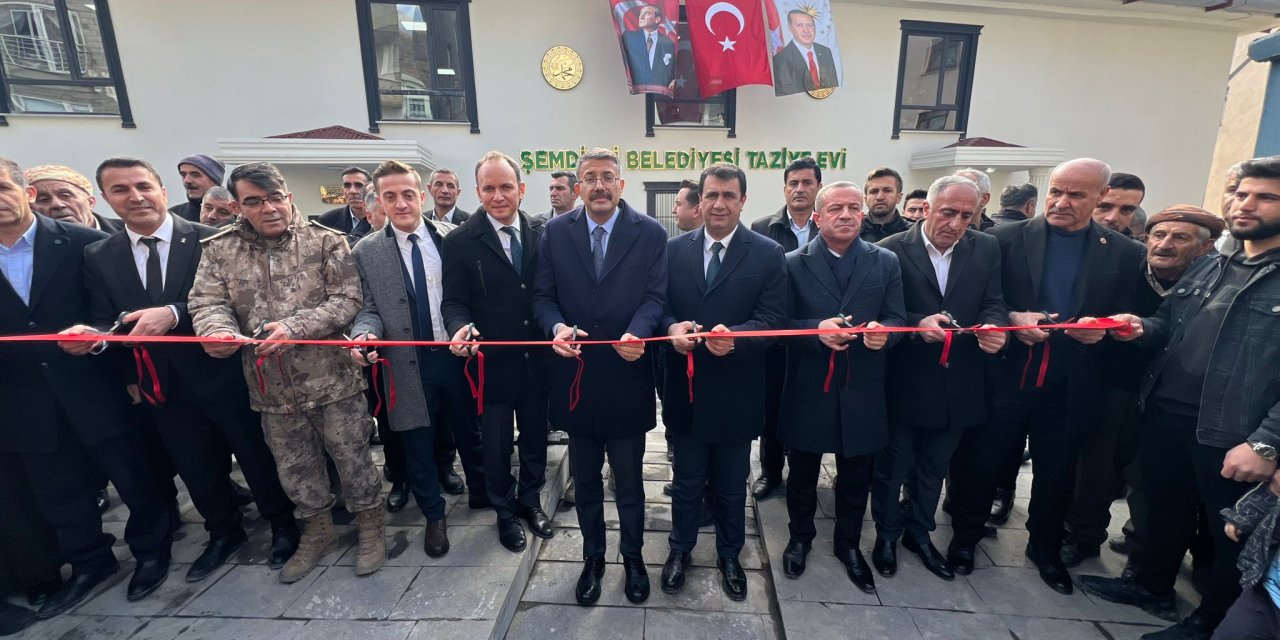 Şemdinli'de taziye evi açıldı