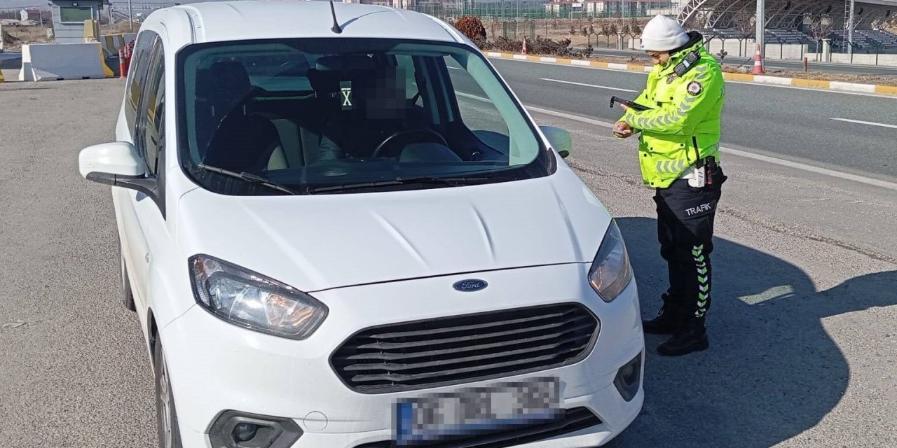 Erzincan'da sömestir dönüşü emniyet kemeri denetimi yapıldı