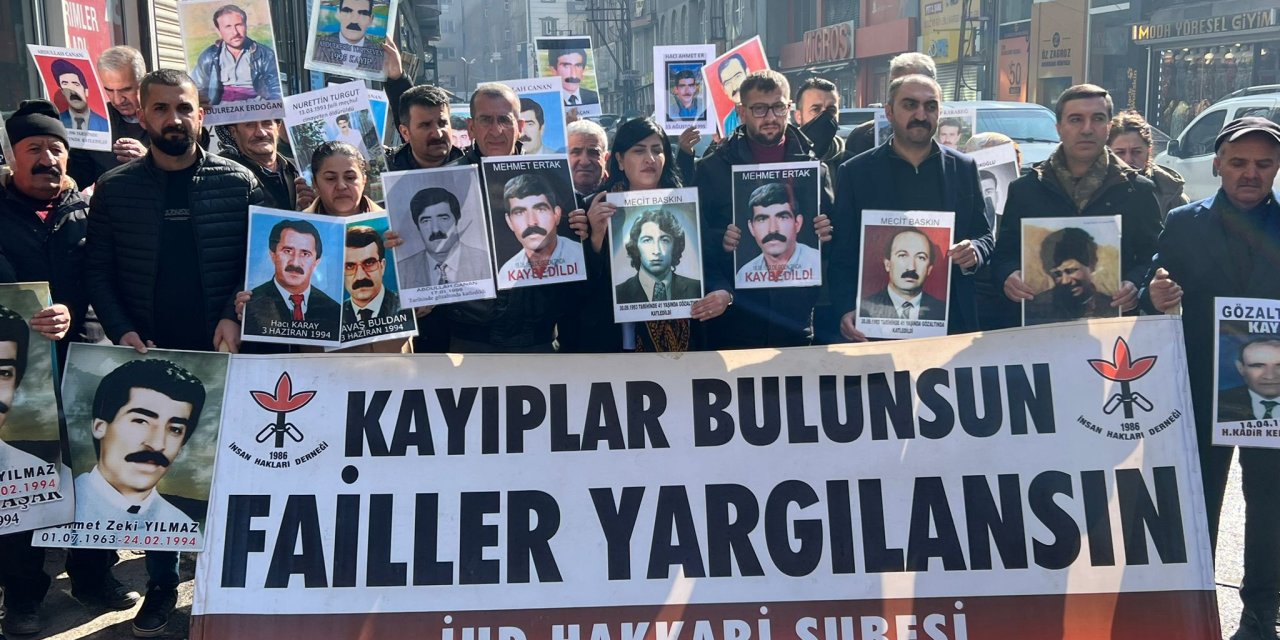 İHD Hakkari ve kayıp yakınları Mehmet Ertak için adalet istedi