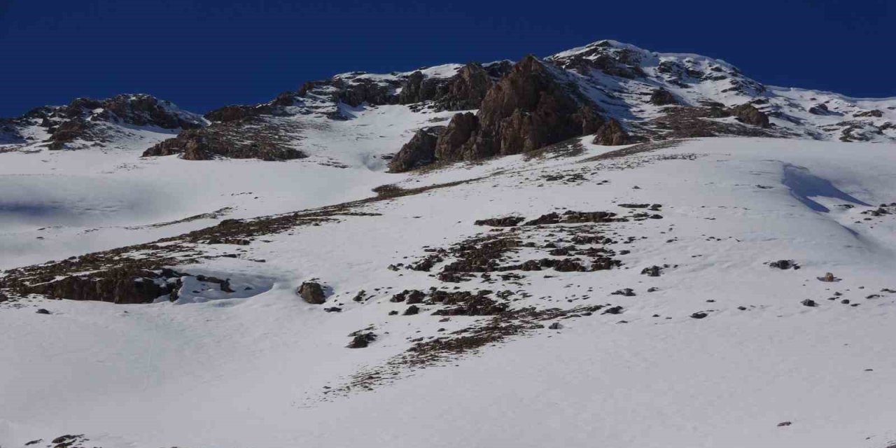 Çığ felaketinin yaşandığı dağda kar miktarı azaldı