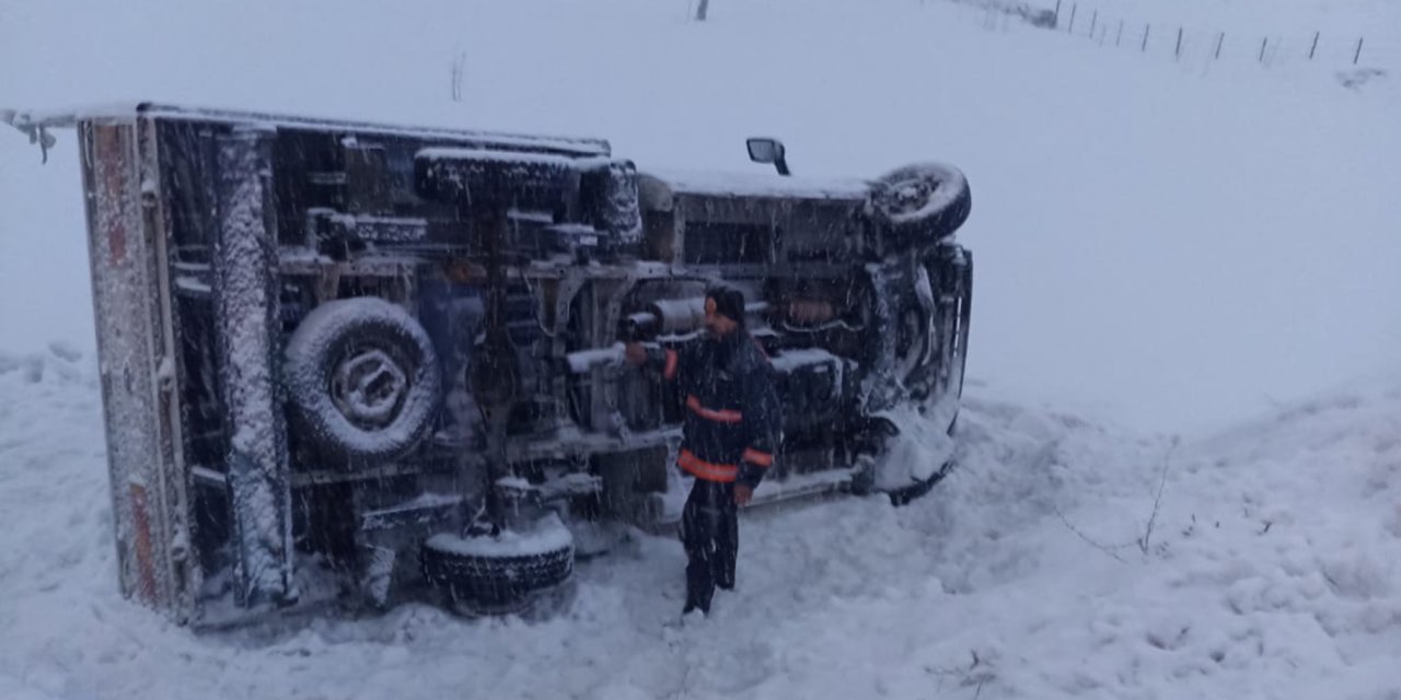 Dağlıca yolunda kaza: 3 yaralı