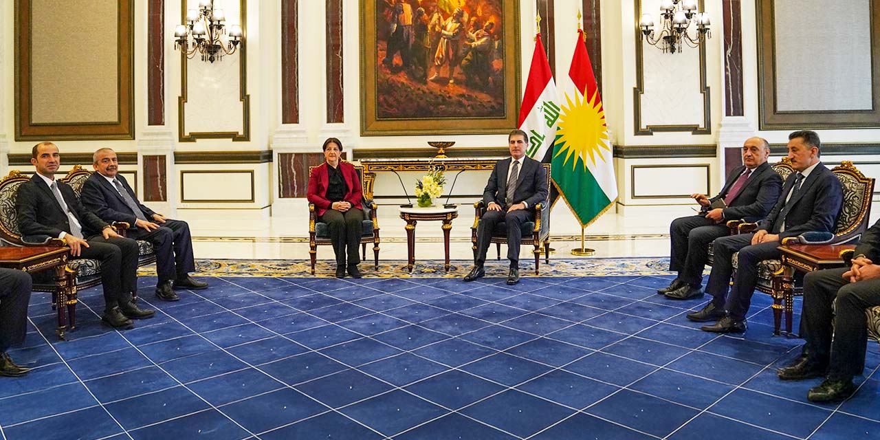 DEM Parti'nin İmralı Heyeti, Neçirvan Barzani ile görüştü