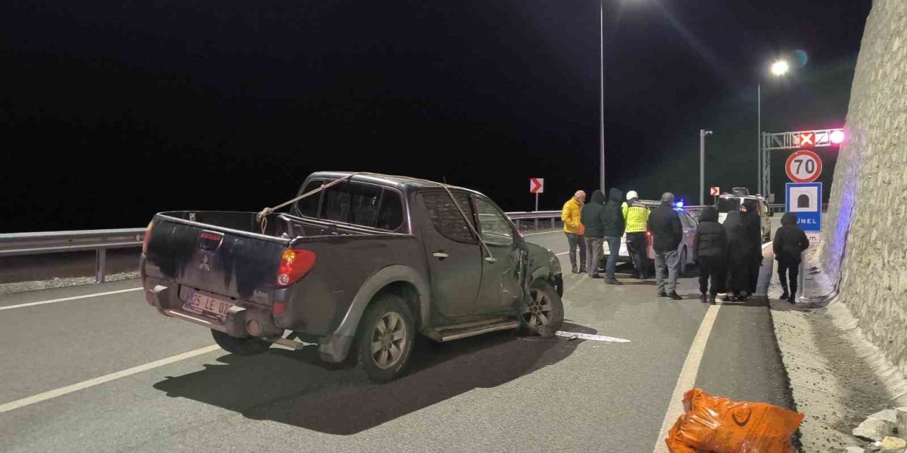 Pirinkayalar Geçidi’nde trafik kazası yaşandı