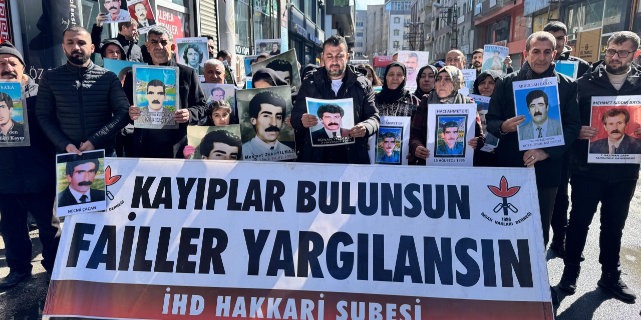 İHD Hakkari ve kayıp yakınları, Mehmet Zeki Yılmaz için adalet talep etti