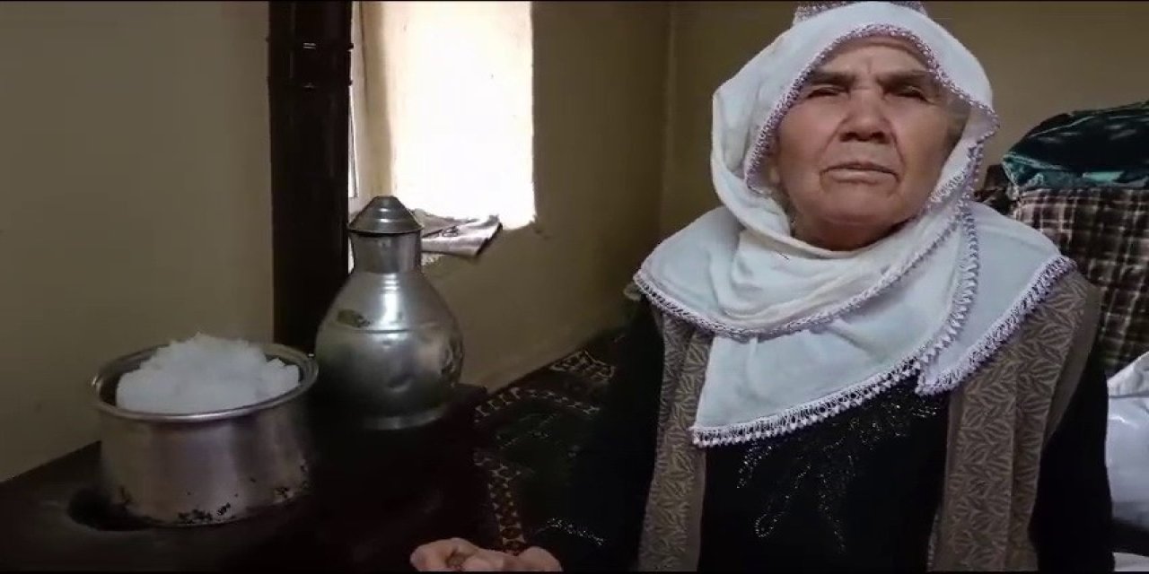 Adıyaman'da su ihtiyacını kar eriterek karşılıyor