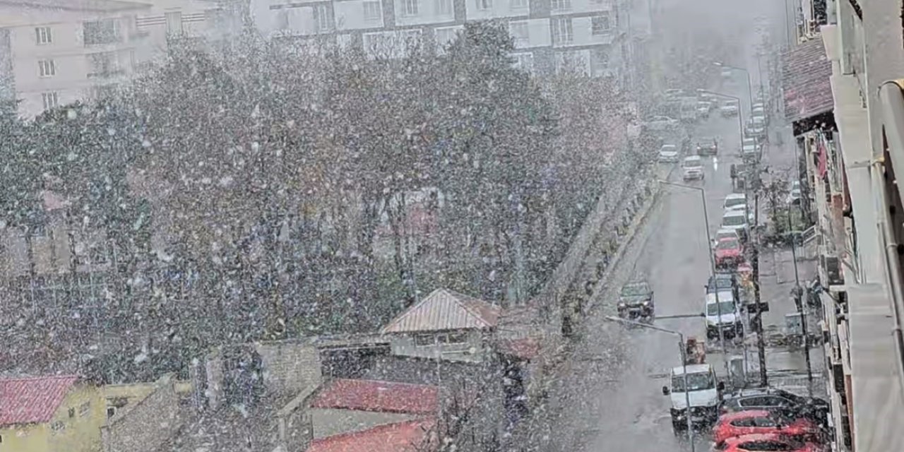 Tatvan’da kar yağışı etkili oldu