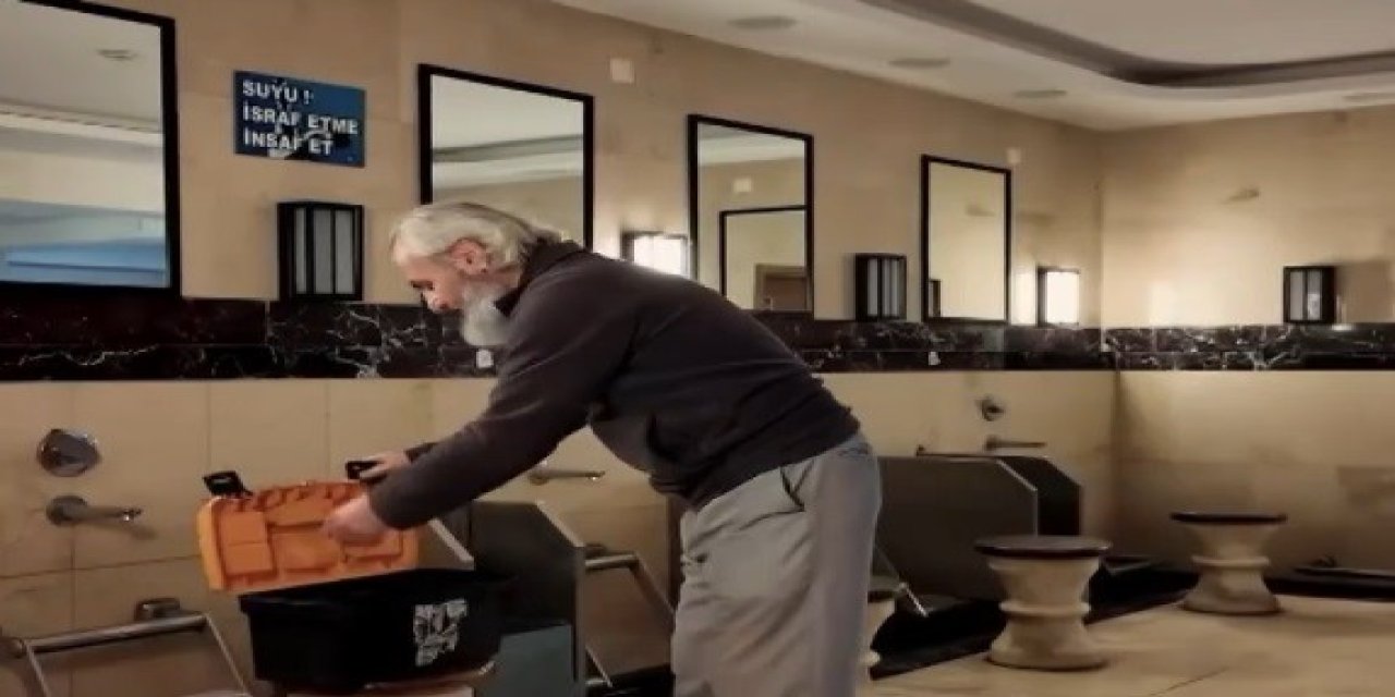 Su israfına 40 senelik su tesisat ustasından aparat