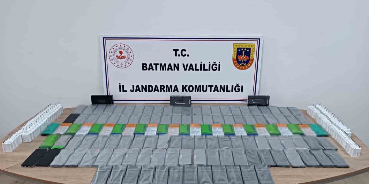Batman’da 132 kaçak cep telefonu yakalandı