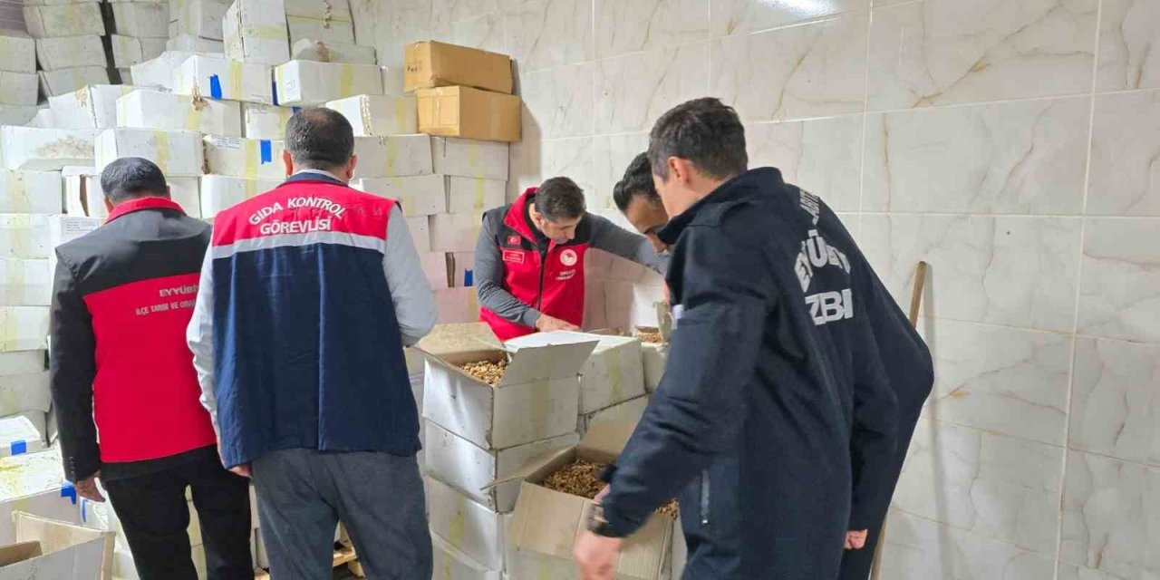 Urfa’da 11 ton kurtlanmış ceviz içi ele geçirildi
