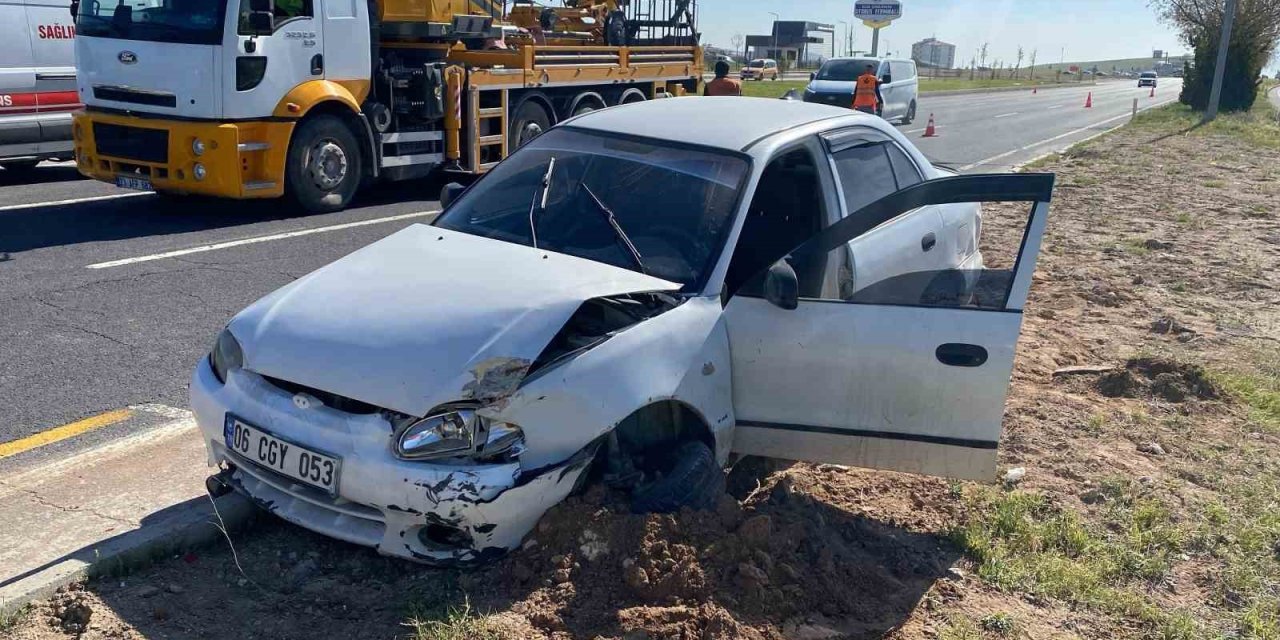 Elazığ’da tır ile otomobil çarpıştı: 1 kişi yaralandı