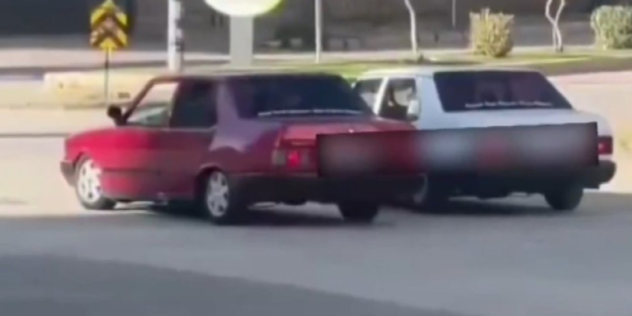 Trafikte drift atarak tehlike saçan 2 Tofaş’a 148 bin TL ceza kesildi