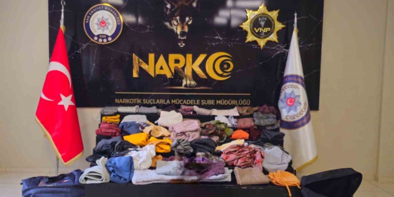 Van’da 48 kilo uyuşturucu polis tarafından ele geçirildi