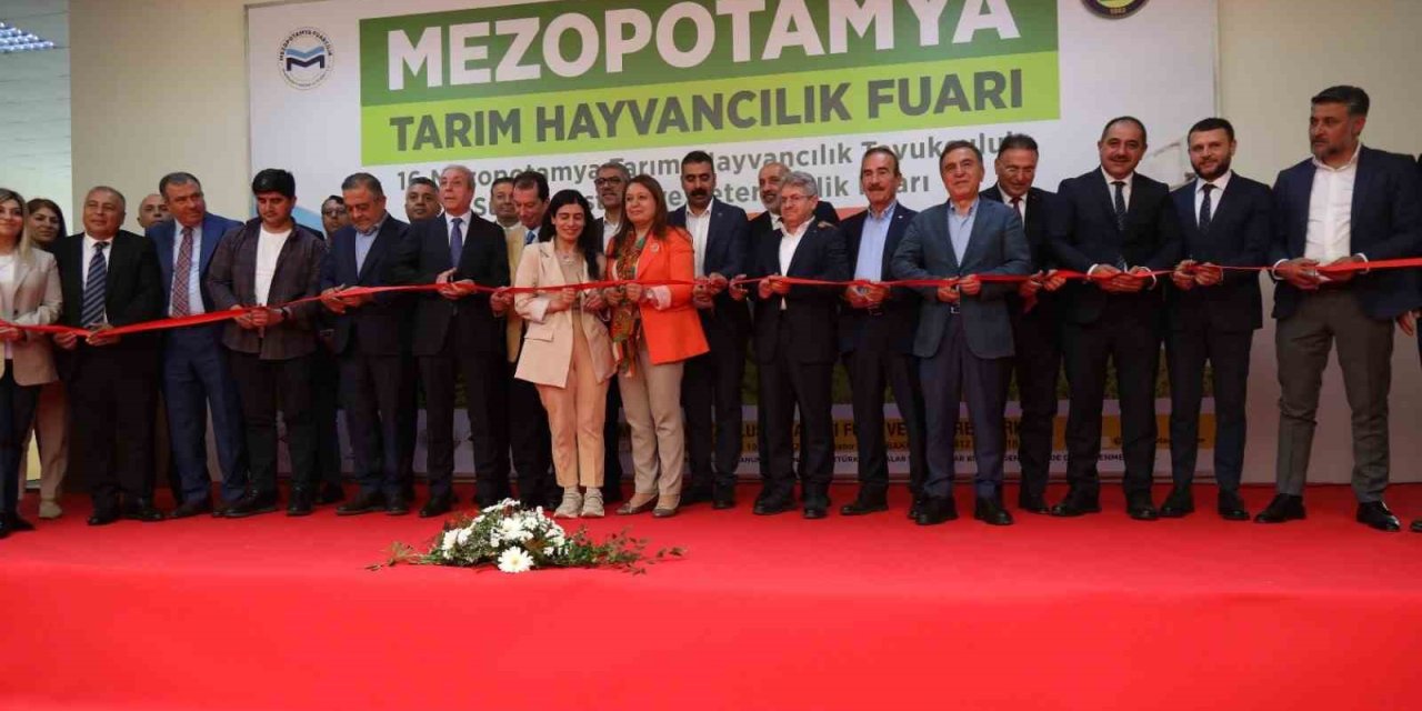 16. Mezopotamya Tarım ve Hayvancılık Fuarı açıldı
