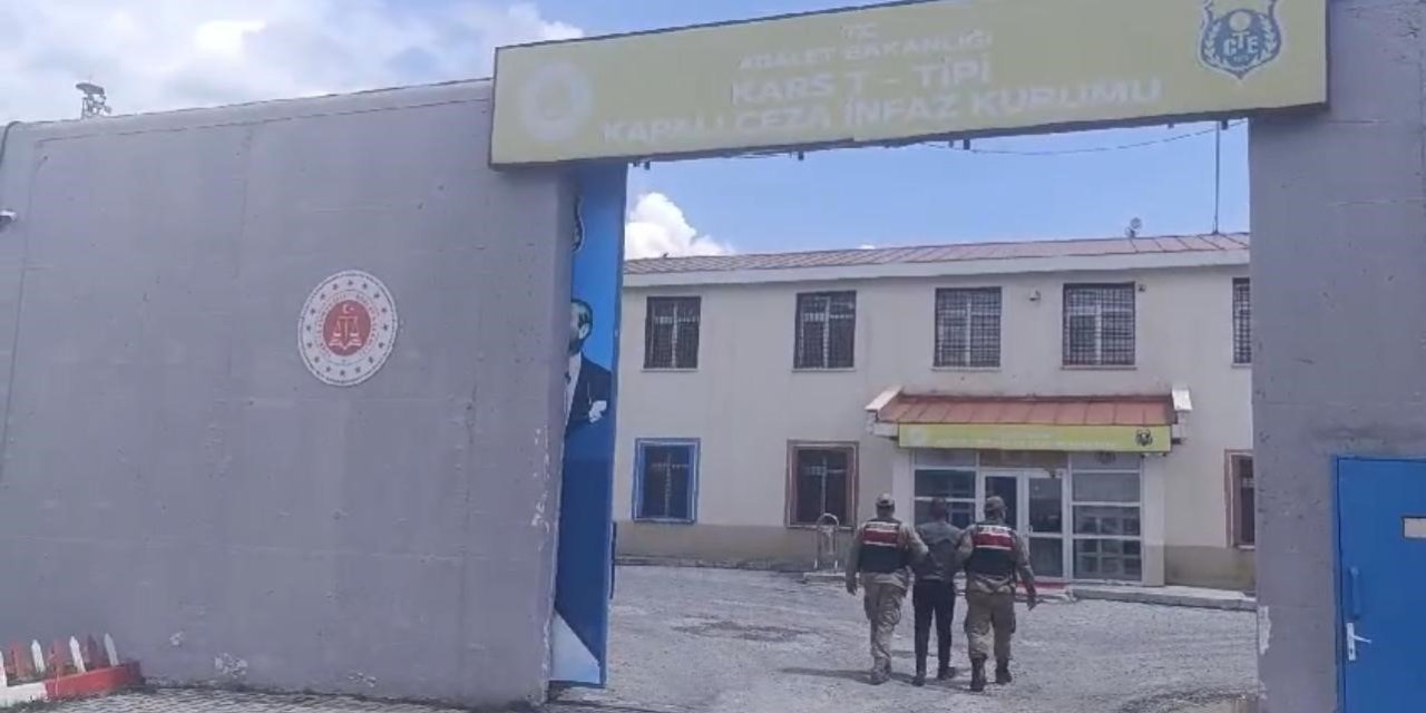 Kars’ta hakkında 4 yıl hapis cezası bulunan 1 şahıs yakalandı