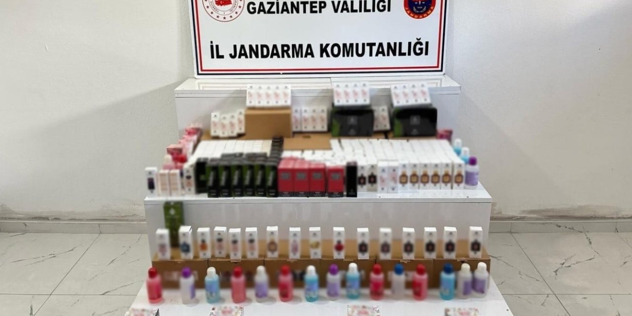 Antep’te 1 milyon TL değerinde kaçak parfüm ele geçirdi