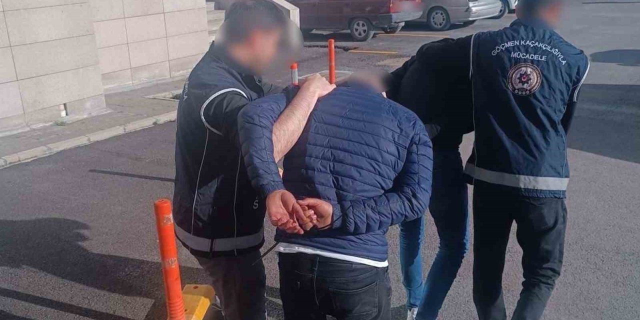 Erzincan’da yapılan çalışmalar sonucunda 5 kaçak göçmen yakalandı