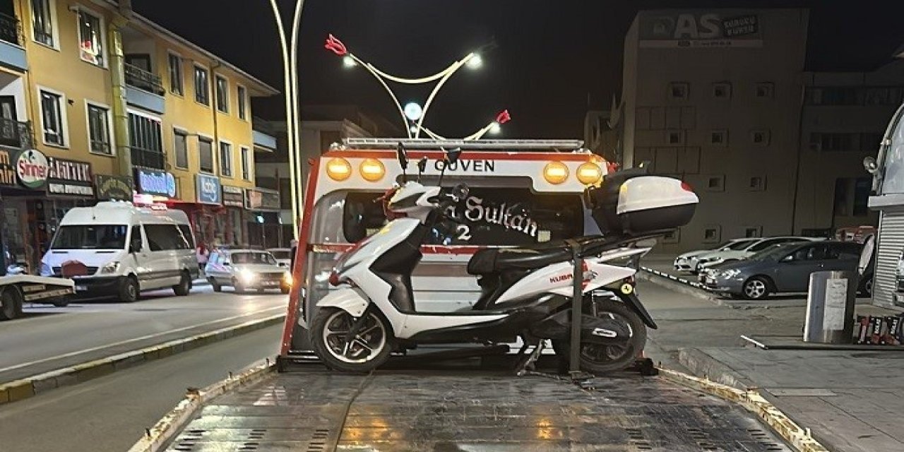 Erzincan’da motosikletlilere sıkı denetim