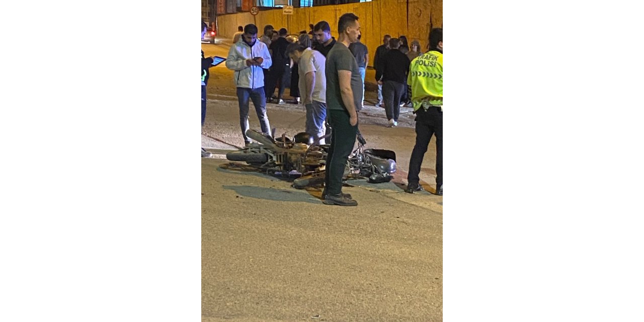 Adıyaman'da otomobil ile motosiklet çarpıştı: 1 yaralı