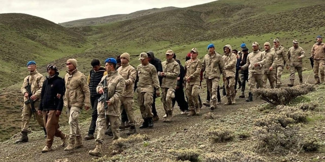 Erzurum'da düzensiz göçmenlere operasyon