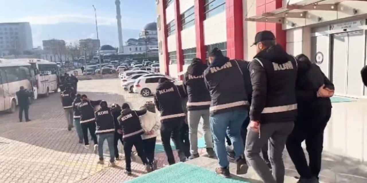 Malatya’da organize suç örgütüne operasyon: 3 tutuklama