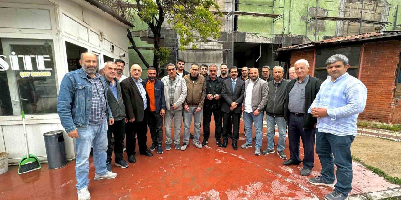 Battalgazi Belediye Başkanı Taşkın, esnaflarla bir araya geldi