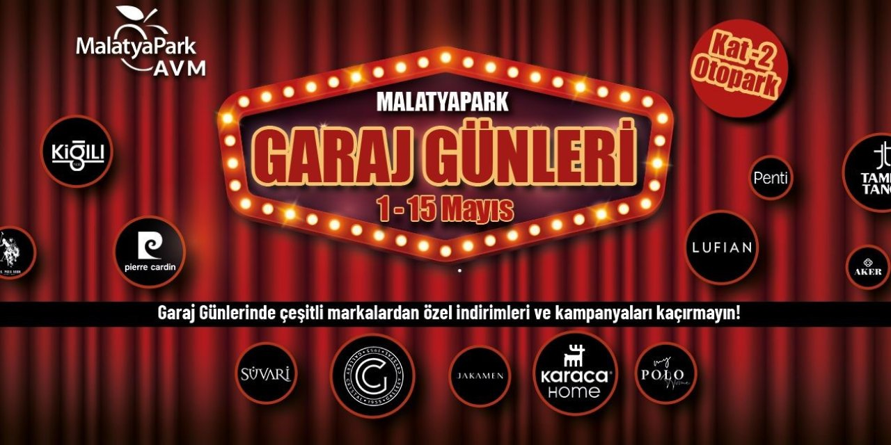 MalatyaPark AVM’de Garaj Günleri başlıyor