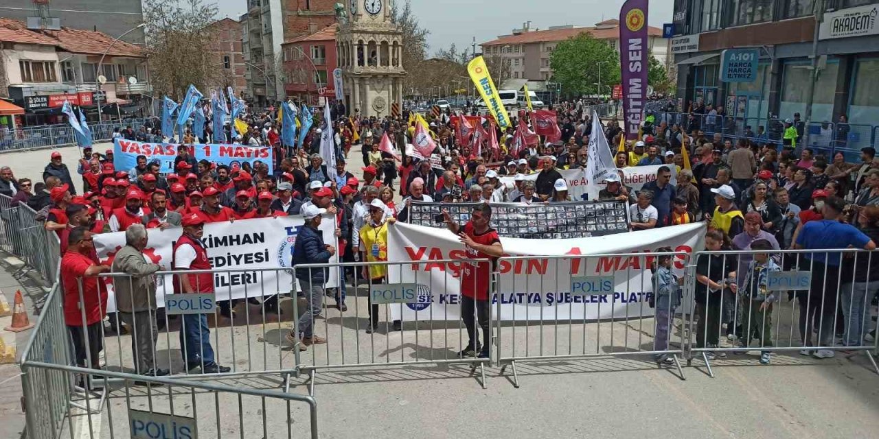 Malatya’da 1 Mayıs Emek ve Dayanışma Günü kutlandı