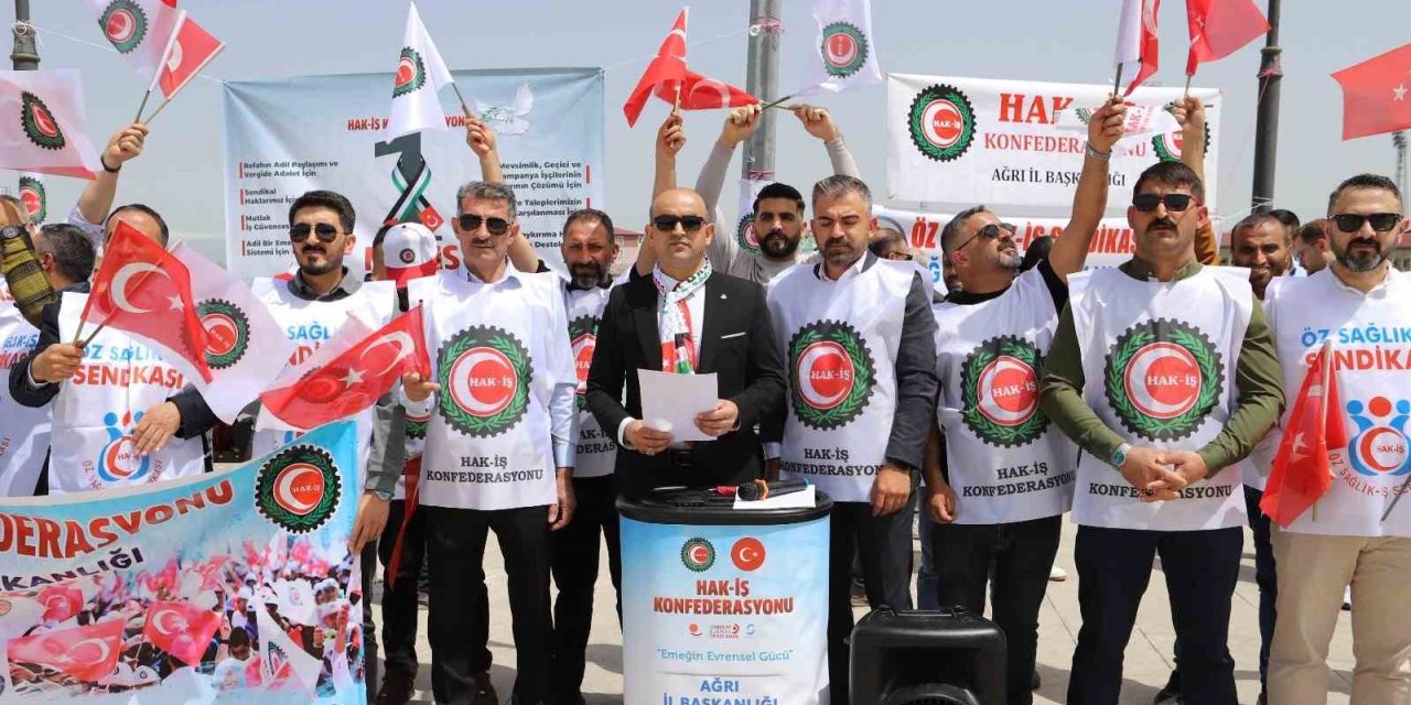 Ağrı’da 1 Mayıs Emek ve Dayanışma Günü kutlandı