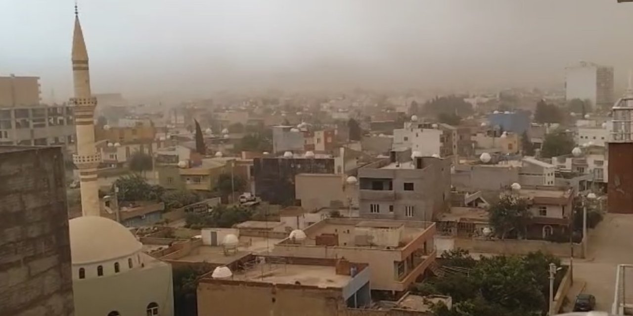 Kızıltepe'de toz taşınımı günlük yaşamı olumsuz etkiledi