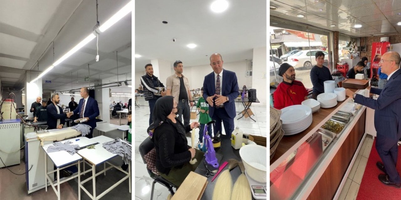 Büyüksu, 1 Mayıs’ta çalışan işçileri ziyaret etti