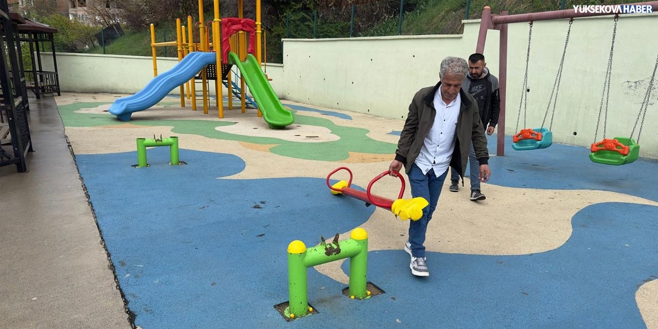 Hakkari’de çocuk parkı ikinci kez hedef alındı