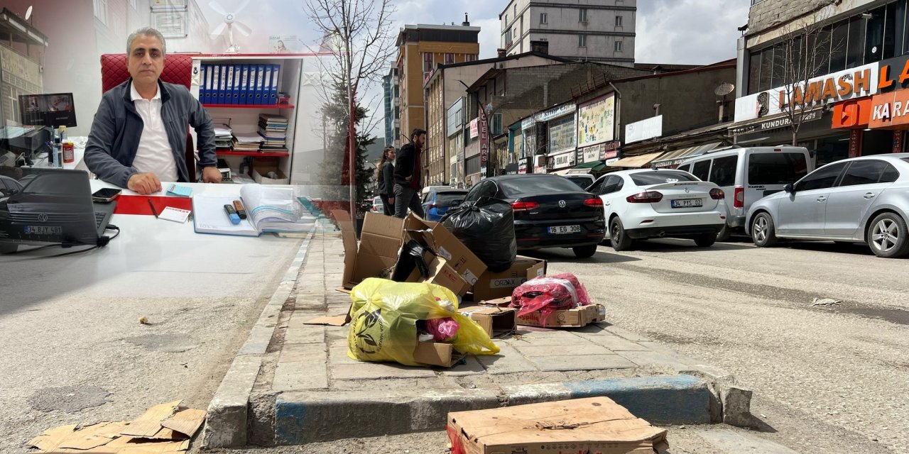 Cengiz Topel Caddesi’nde çöp sorunu: Esnaf duyarlılık çağrısı yaptı