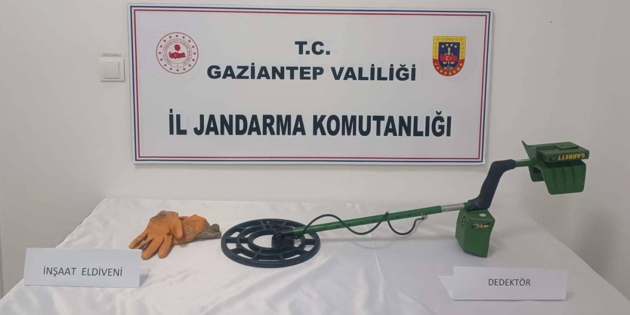 Kaçak kazı yapan 3 şahıs suçüstü yakalandı