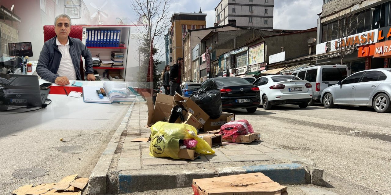 Cengiz Topel Caddesi’nde çöp sorunu: Esnaf duyarlılık çağrısı yaptı