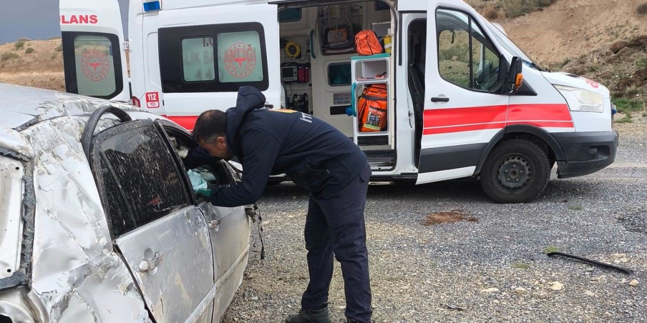 Başkale'de trafik kazası: 1 yaralı