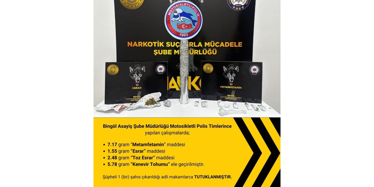 Bingöl’de uyuşturucuya geçit yok