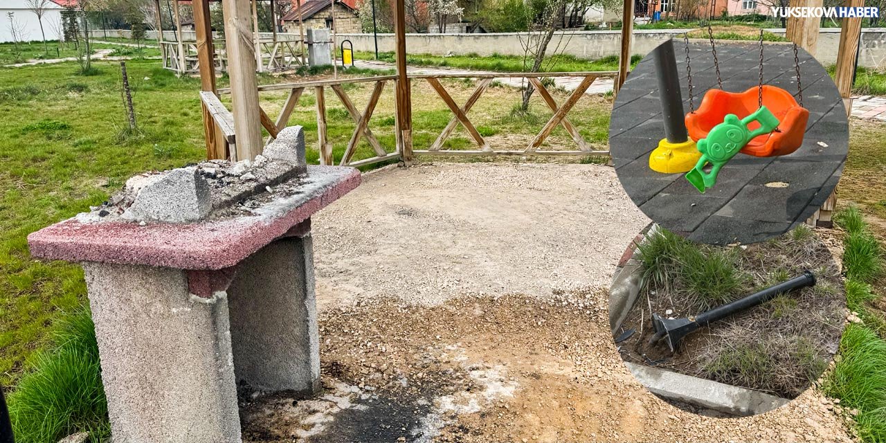 Yeni Mahalle'nin tek çocuk parkı tahrip edildi