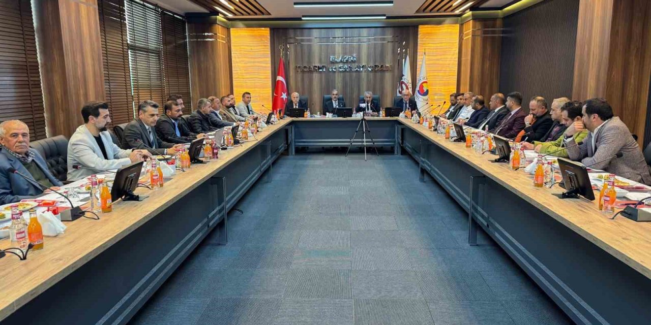 Elazığ TSO, Nisan ayı meclis toplantısını yaptı
