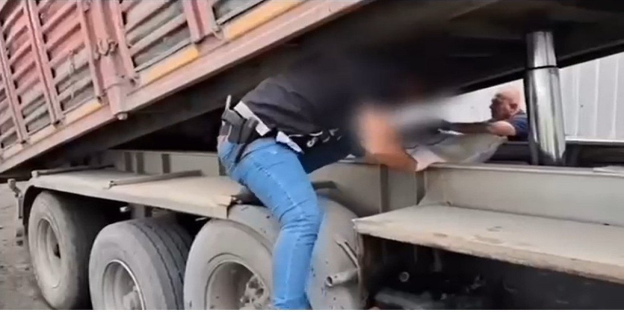 Antep’te tır dorsesinde 45 kilo uyuşturucu ele geçirildi
