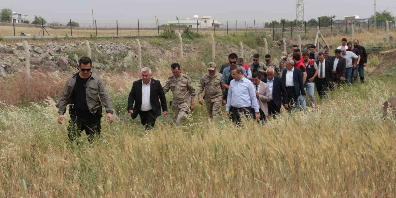 Cizre’de badem ve fıstık yetiştiriciliği için 50 çiftçiye fidan dağıtıldı