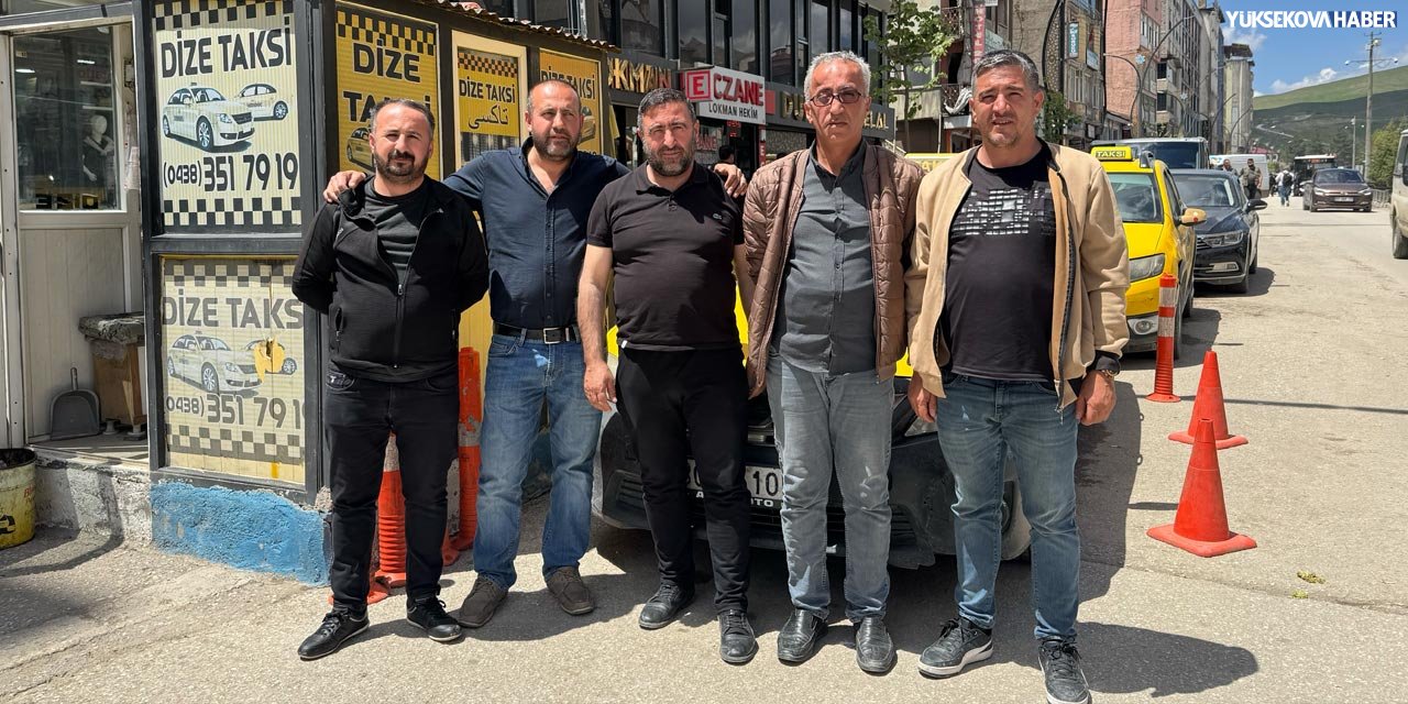 Yüksekova’da “Korsan taksi” tepkisi: Esnafımızın hakkını kimseye yedirmeyiz