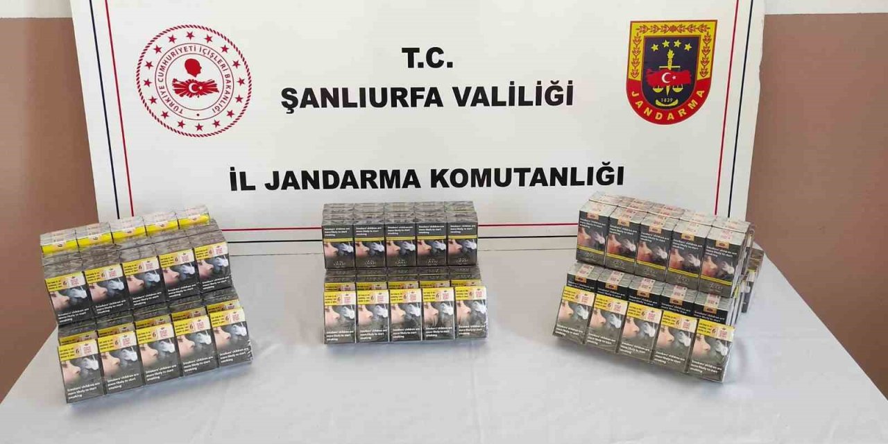Urfa’da kaçak sigara ele geçirildi