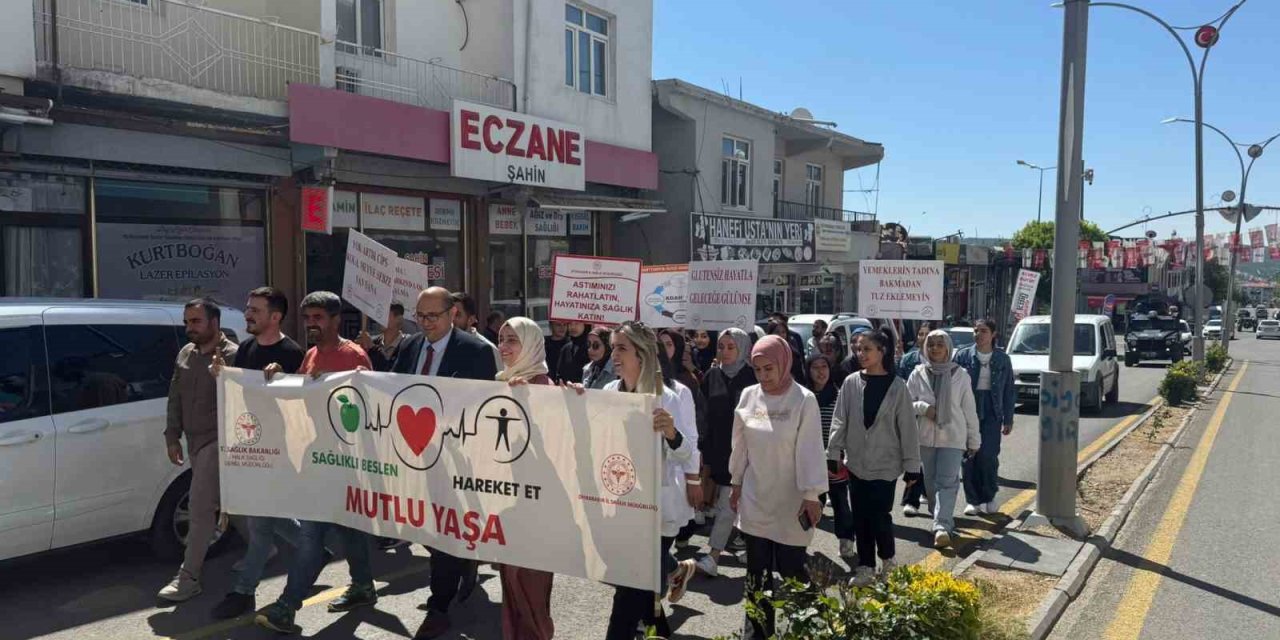 Dicle’de Dengeli Beslenme ve Fiziksel Aktivite yürüyüşü