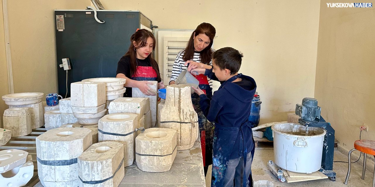 Yüksekova’da seramik sanatı yaşatılıyor