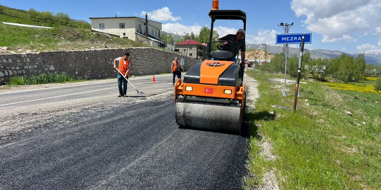Dağlıca yolunda onarım çalışmaları başladı