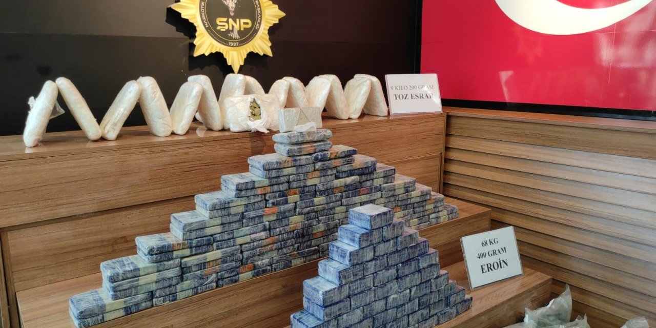Şanlıurfa'da uyuşturucu operasyonu: 101 kilogram madde ele geçirildi