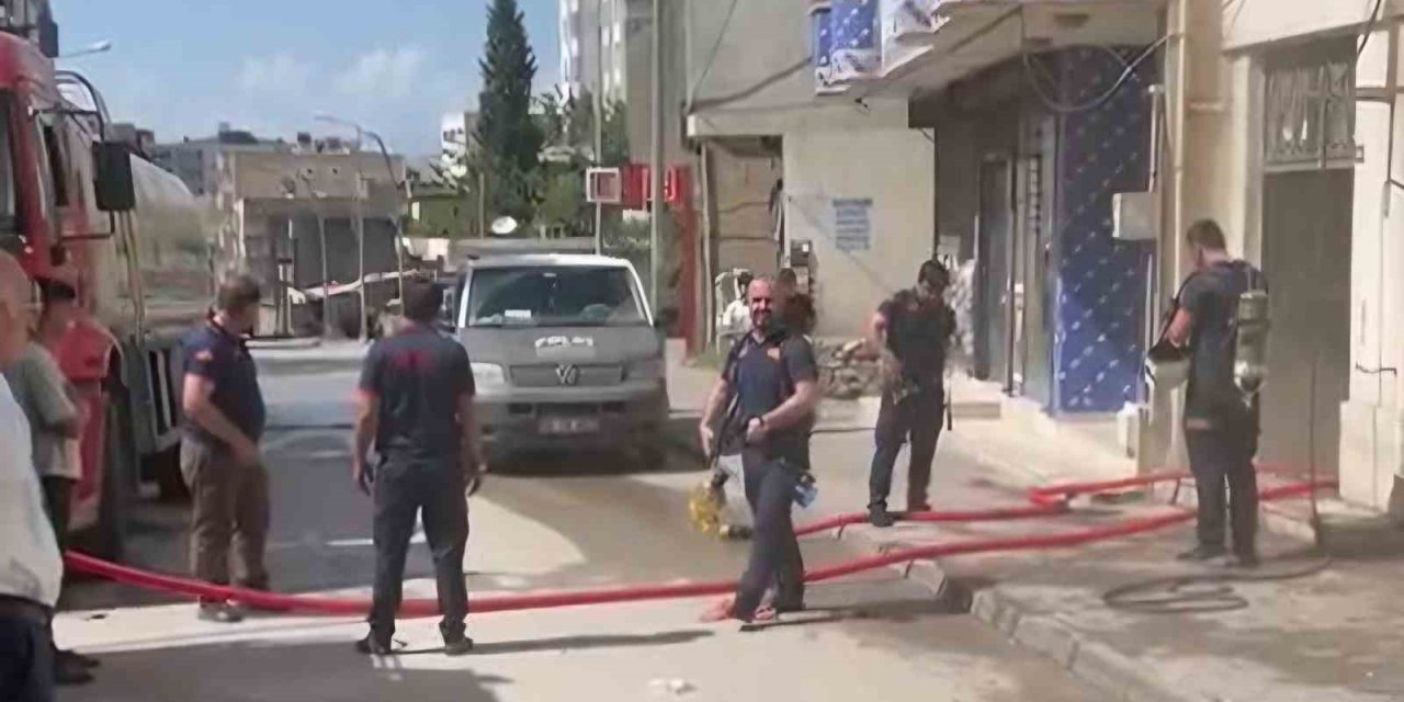 Kurtalan'da bodrum katta çıkan yangın söndürüldü