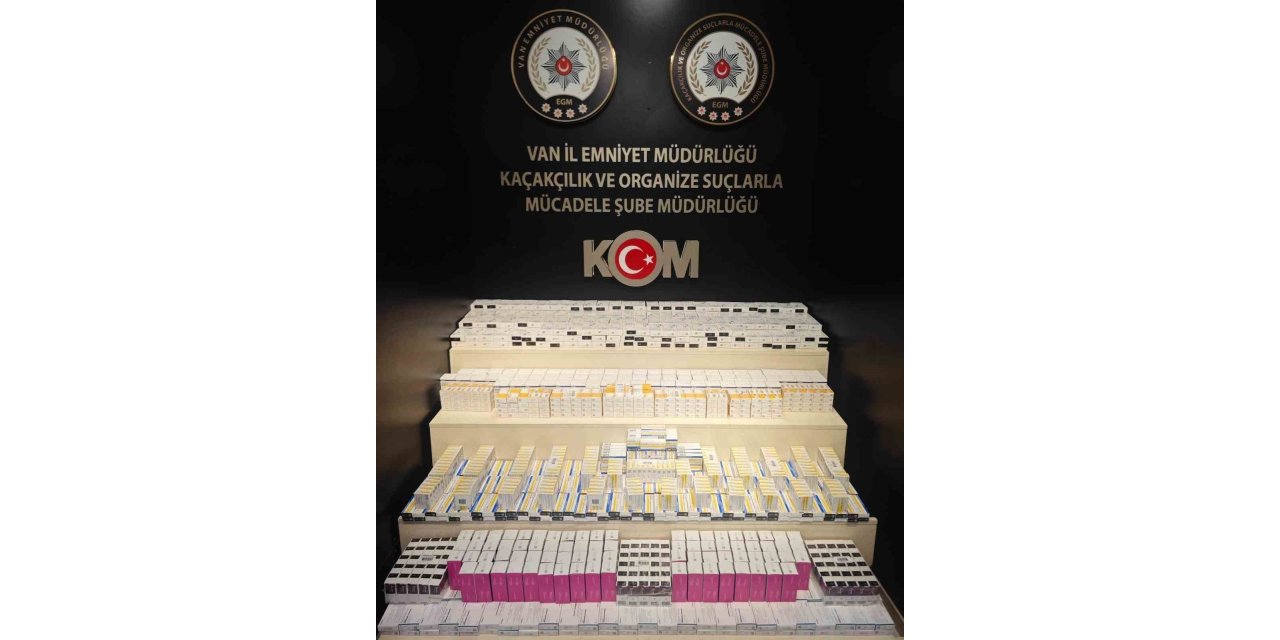 Van’da gümrük kaçağı malzeme operasyonu